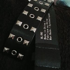 Black Studded Belt